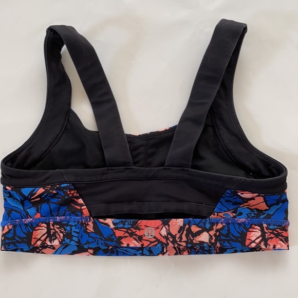 NWOT Lululemon High Support Printed Bra Size 8 - Picture 2 of 3